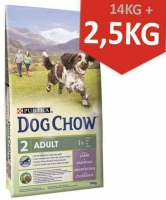 DOG CHOW Active для дорослих активних собак, з куркою 14kg + 2,5kg