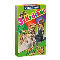 Vitakraft Krecker крекер для кроликов лесная ягода 112г