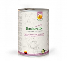 Baskerville консерва для собак кабан та качка з кабаком та зеленню 800г