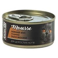 Animall Mousse Мус для котів качка 80г