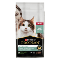 Pro Plan LiveClear Sterilised сухий корм для костованих котів Лосось 1.4kg
