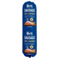 Brit Premium Dog Sausage 800g, колбаса курица
