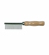 Croci гребінець рідкий зуб з дерев'яною ручкою 3,5X17cm