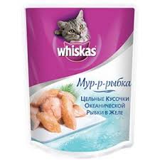 Whiskas 85g мур-р-рибка шматочки океан риби