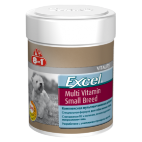 8in1 Excel Multi Vitamin Small Breed Мультивітаміни для собак дрібних порід 70шт
