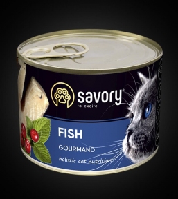 Savory Cat Gourmand з рибою 200г