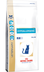 Royal Canin Hypoallergenic Feline Дієта для кішок при харчовій алергії/неперенесеніі 500g