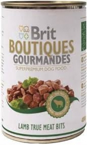 Brit Boutiques Gourmandes шматочки ягняти в паштеті для собак 400г