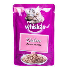  Whiskas Delice лосось на пару 85g