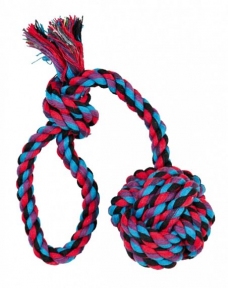 Trixie М'яч із каната на мотузці 5,5 см/30см
