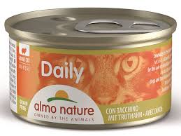 Almo Nature Dailly консервований корм мус з індиком для котів 85gr