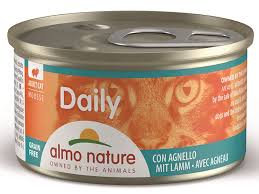 Almo Nature Dailly консервований корм мус з ягнятком для котів 85gr