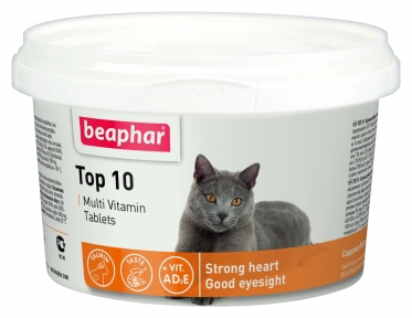 Beaphar Top 10 Мультивітаміни для котів 180 таблеток