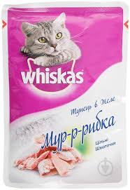 Whiskas 85g мур-р-рибка паштет із рожевого тунця