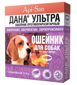 Api-San Дана Ультра протипаразитарний для собак для собак 65 см