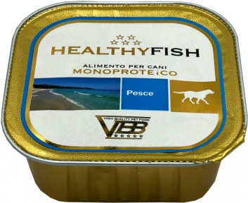 Healthy Meat, монопротеїновий вологий корм для собак, паштет з рибою, 150г