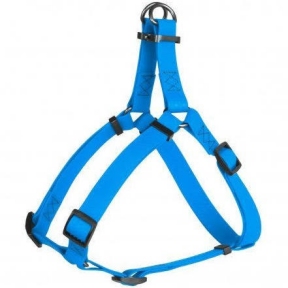 Collar WAUDOG Waterproof шлей водостійкий, метал. фурнітура (ш - 15мм, дл - 40-55см), синя