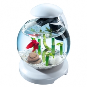 Tetra Cascade Globe, повний акваріумний комплект, білий, круглий для півника або золотої рибки, 6,8л