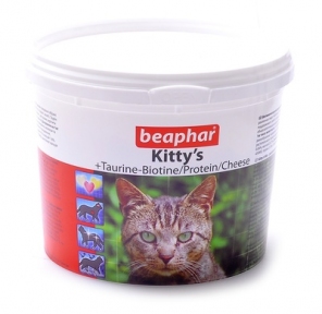 Beaphar Kitty's вітаміни для котів з таурином біотином, протеїном та сиром 750шт (по шт)