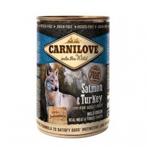 Carnilove Dog Salmon&Turkey консерви, 400g