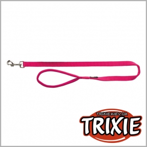 Trixie Повідець для собак Premium з неопреновою підкладкою фуксія XS-S 1.20/15 мм