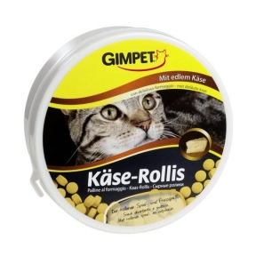 GimCat Käse-Rollis вітаміни для котів зі смаком сиру 1шт
