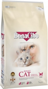 BonaCibo Adult Cat Chicken&Rice&Anchovy, сухий корм для котів курка, анчоуси, рис, 5кг