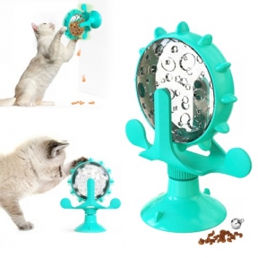 BronzeDog Іграшка для котів кормушка на присосці, ментол