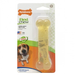 Nylabone Flexi Chew Wolf жувальна іграшка кістка для собак до 16 кг