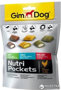 Gimdog Nutri Pockets з куркою 150г