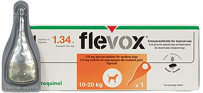 Flevox Спот-он 1,34 мл, краплі від бліх для собак 10-20 кг (1 шт)