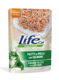 LifeCat Pouch Chicken with Salmon 70g КУРКА З ЛОСОСЕМ