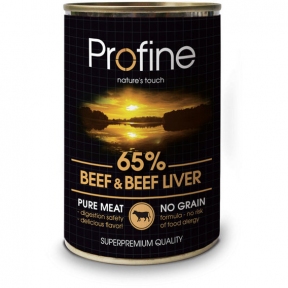 ProFine Beef&Beef Liver яловичина та печінка 400г