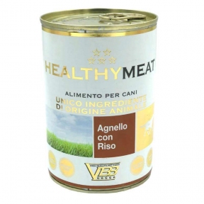 Healthy Meat, монопротеїновий вологий корм для собак, паштет з ягнятком, 400г