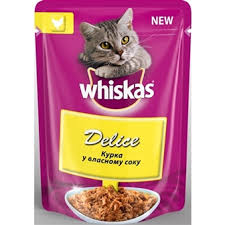  Whiskas Delice курка у власному соку 85g