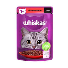  Whiskas Delice яловичина у власному соку 85g