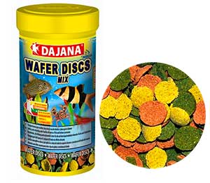 Dajana Wafer Discs mix 40g Корм для всіх видів кольорових донних риб у чіпсах