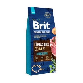 Brit Premium Dog Sensitive Lamb & Rice Д/СОБАК З ПОЧУТТЯМ. ТРАВОМ 15 kg