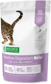 Nature's Protection Sensitive Digestion Adult Повноцінний корм для чувс/їж400g