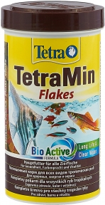 TetraMin Flakes повноцінний корм для всіх видів риб у пластівцях,100g