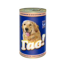 ГАВ Консервований корм для собак зі смаком кролика 1,24 кг