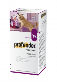 Bayer Profender антигельмінтний препарат для собак 1т-10кг