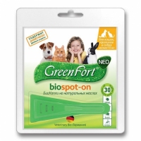 GreenFort Біокаплі від бліх для котів, кольків та собак менше 10кг