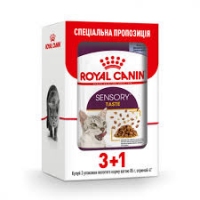 АкцRoyal Canin Sensory Taste in jelly, вологий корм для котів вибагливих до смаку, в желе, 85g3+1