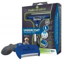 FURminator Undercoat NEW фурминатор для собак с длинной шерсти L
