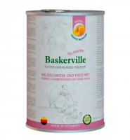 Baskerville консерва для собак кабан и утка с кабаком и зеленью 400г
