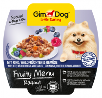 Gim Dog Frulty Menu LD рагу с говядиной, лесной ягодой и овощами 100г, 1+1 Акция