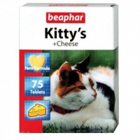 Beaphar Kitty Cheese Вітаміни для котів 75 шт