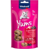 Vitakraft Cat Yums хрусткі ласощі для котів, качка та бузина, 40г