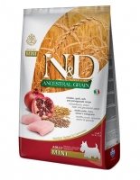 Farmina N&D Low Grain chicken&pomegranate adult mini 2.5kg